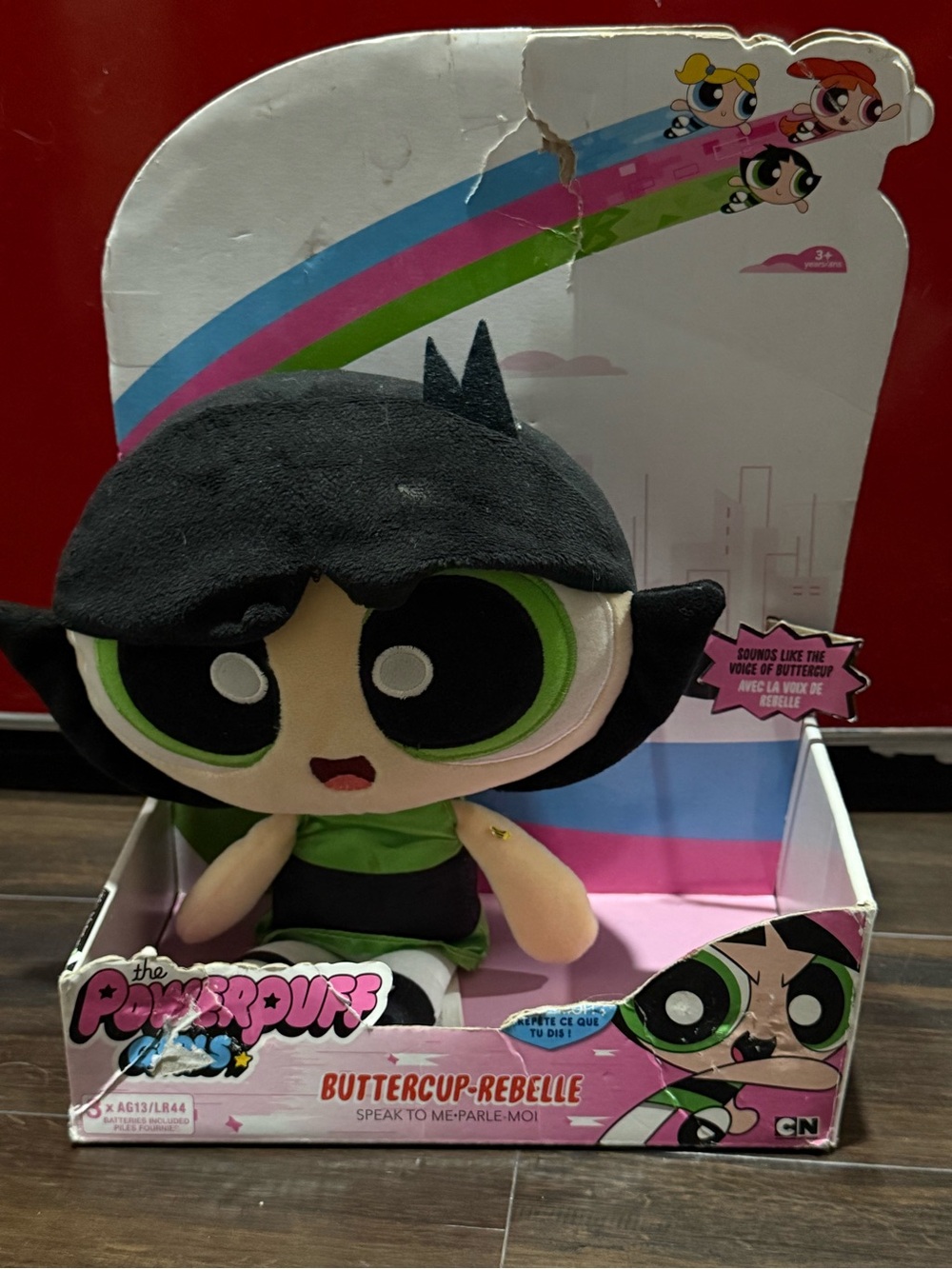 New POWERPUFF GIRLS Buttercup Puff Out Plush Toy